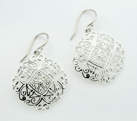 Buy Jhali work earrings online - motifs